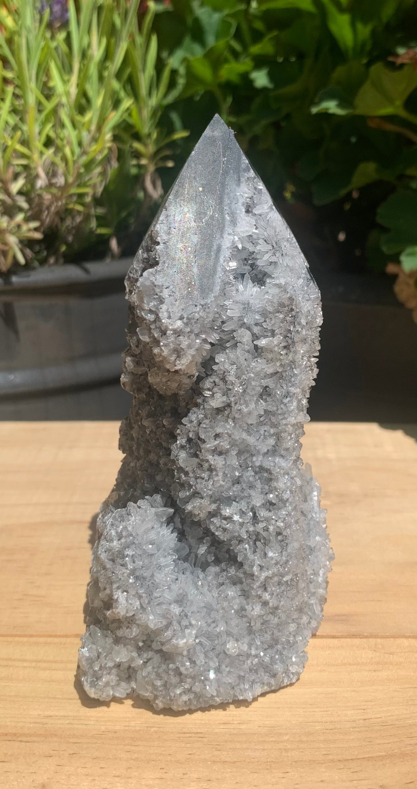 Large Druzy Sphalerite Tower