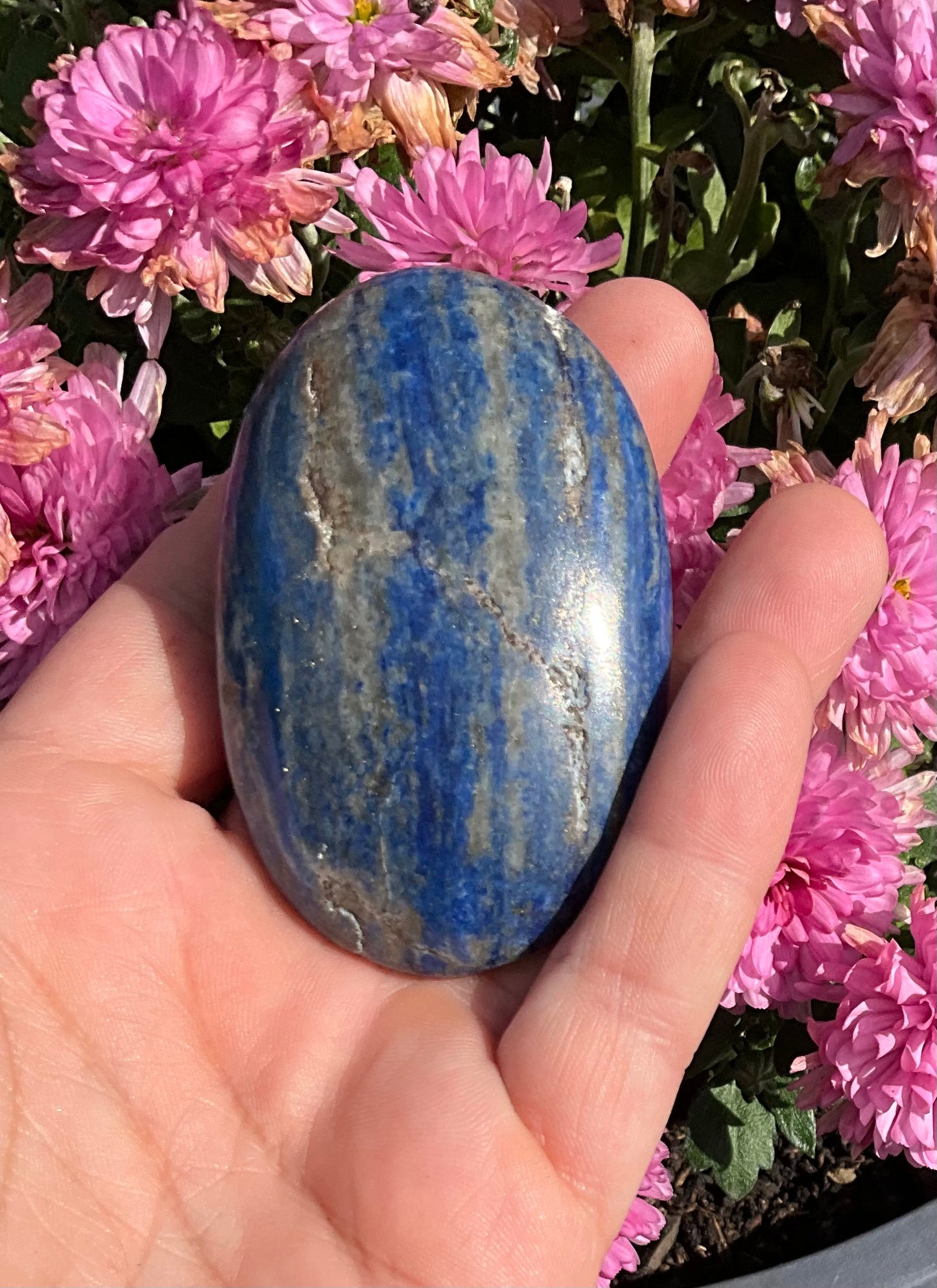 Large Lapis Lazuli Palm Stones