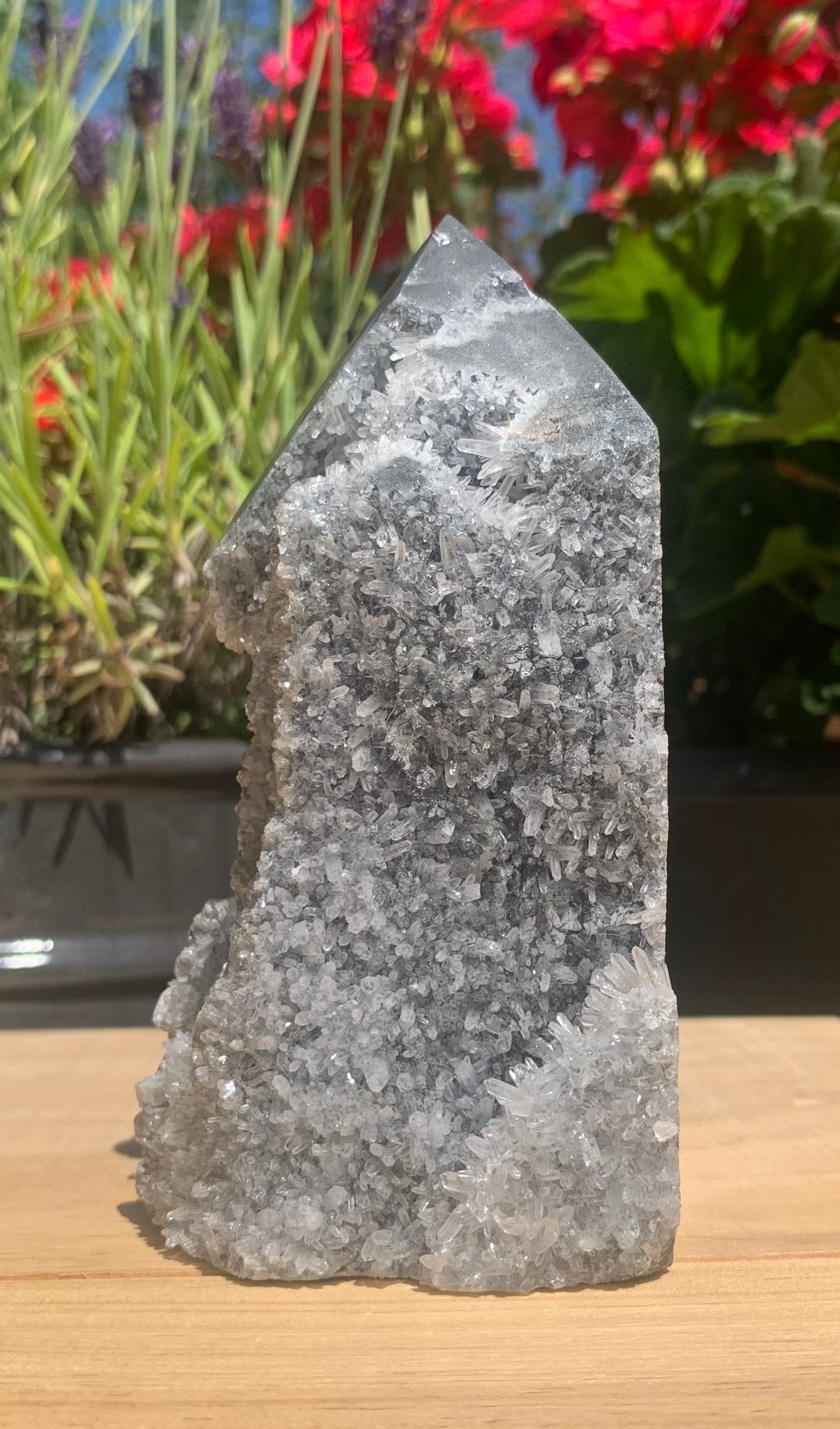 Large Druzy Sphalerite Tower