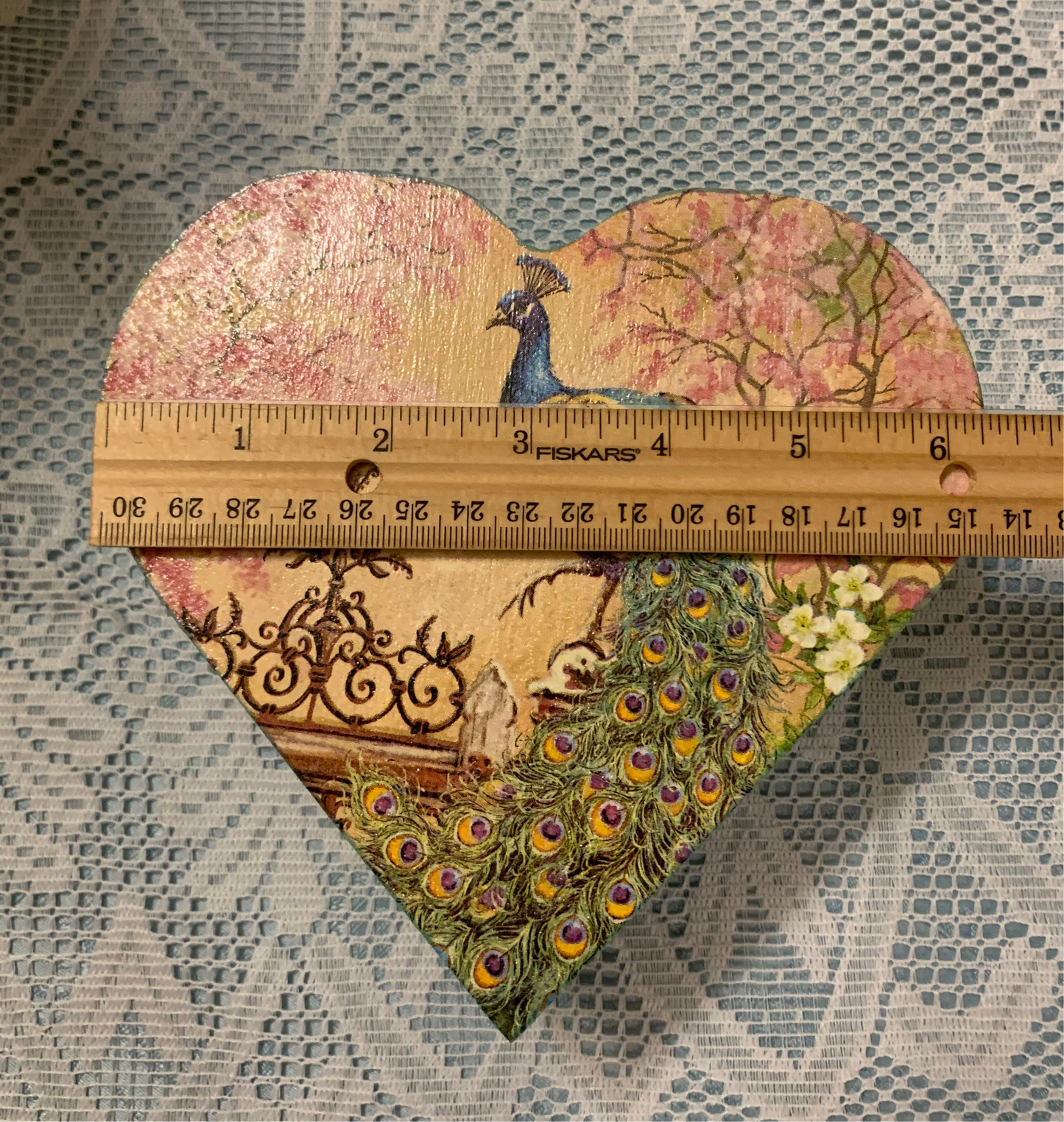 Handcrafted Heart-Shaped Boxes with Crystals