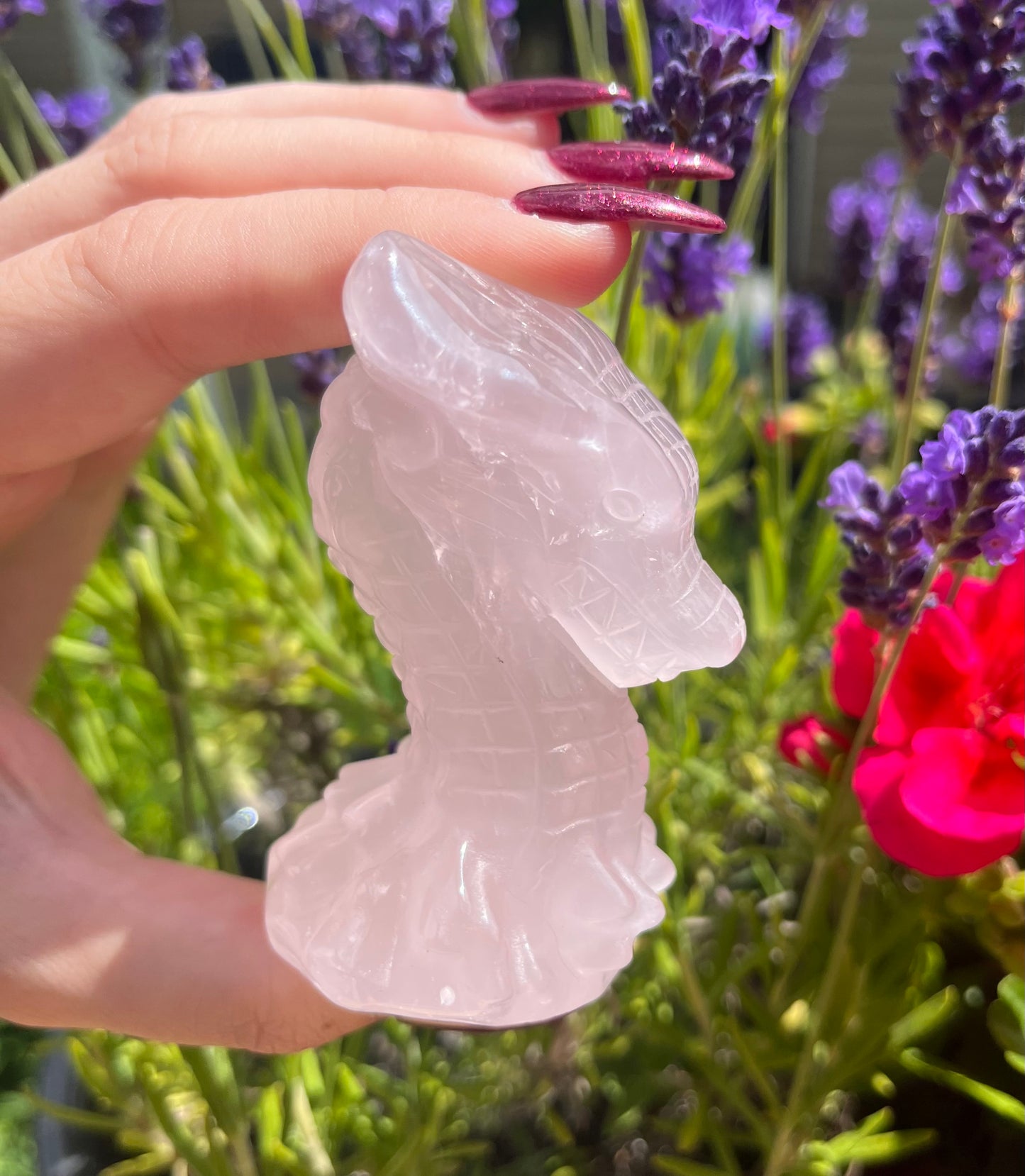 Crystal Dragon Carvings