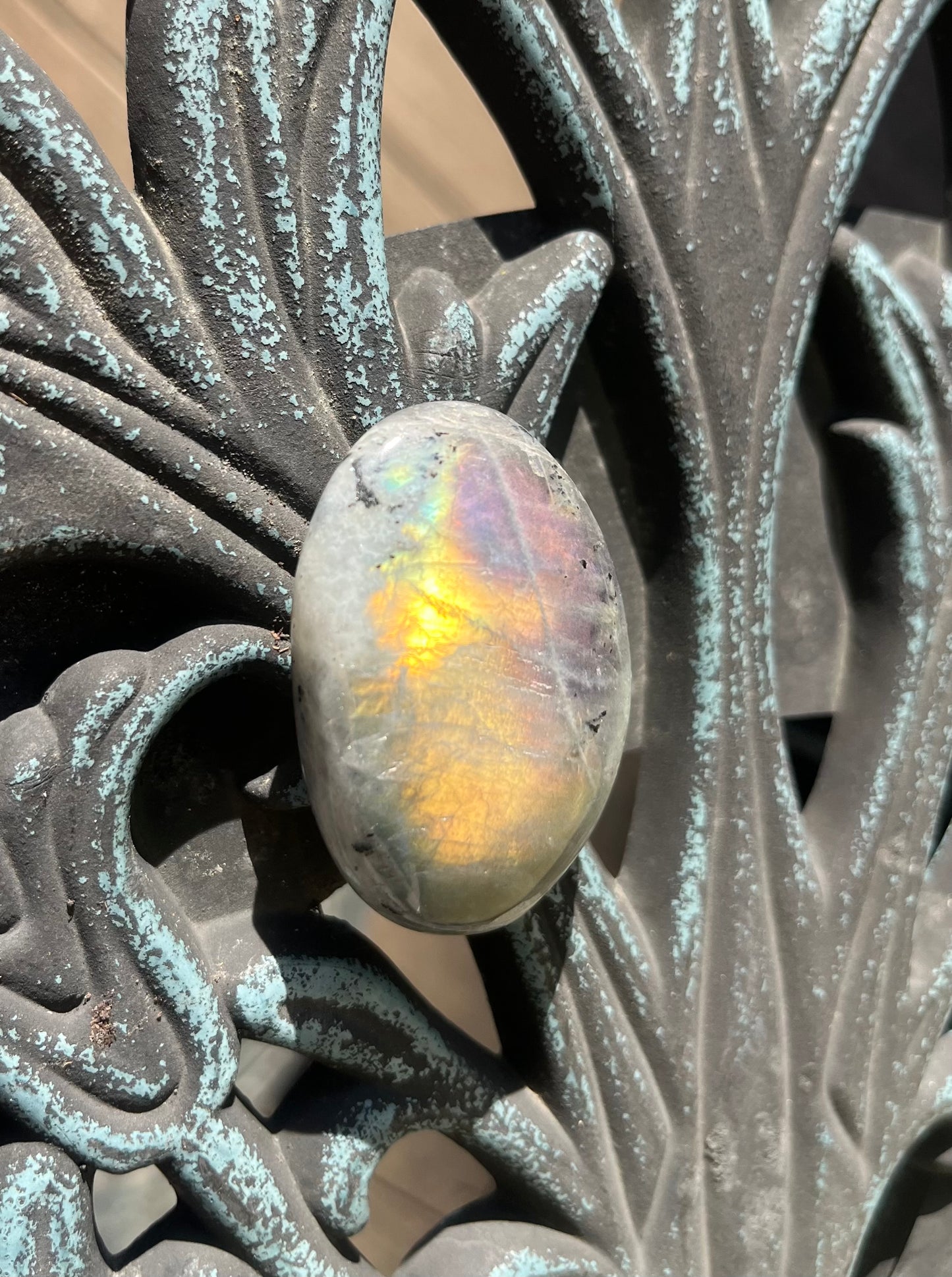 Sunset Labradorite Palm Stones