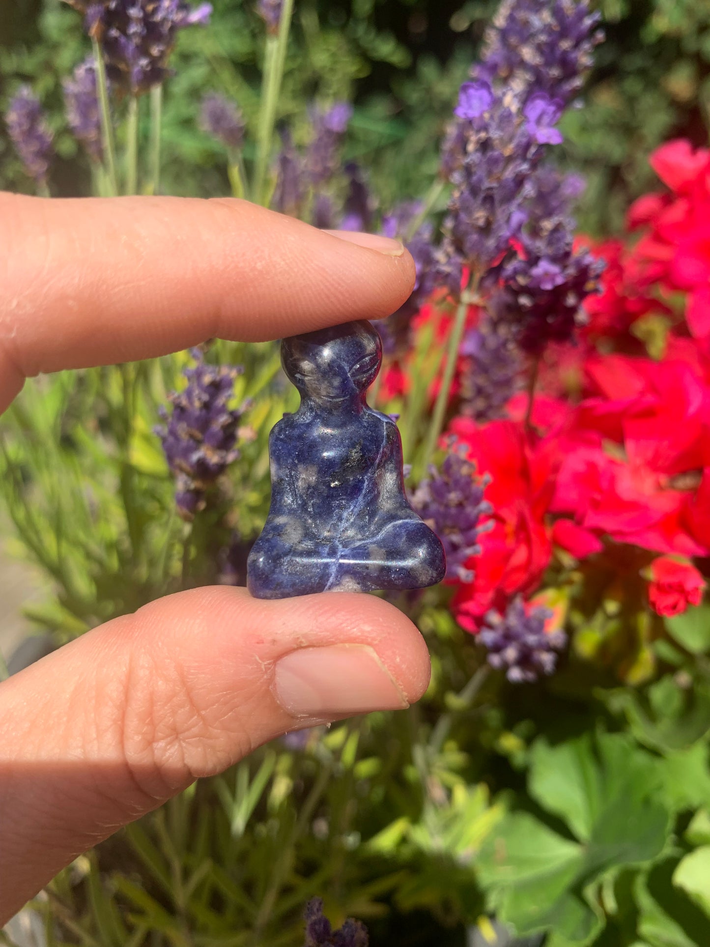 Mini Crystal Zen Alien Carvings