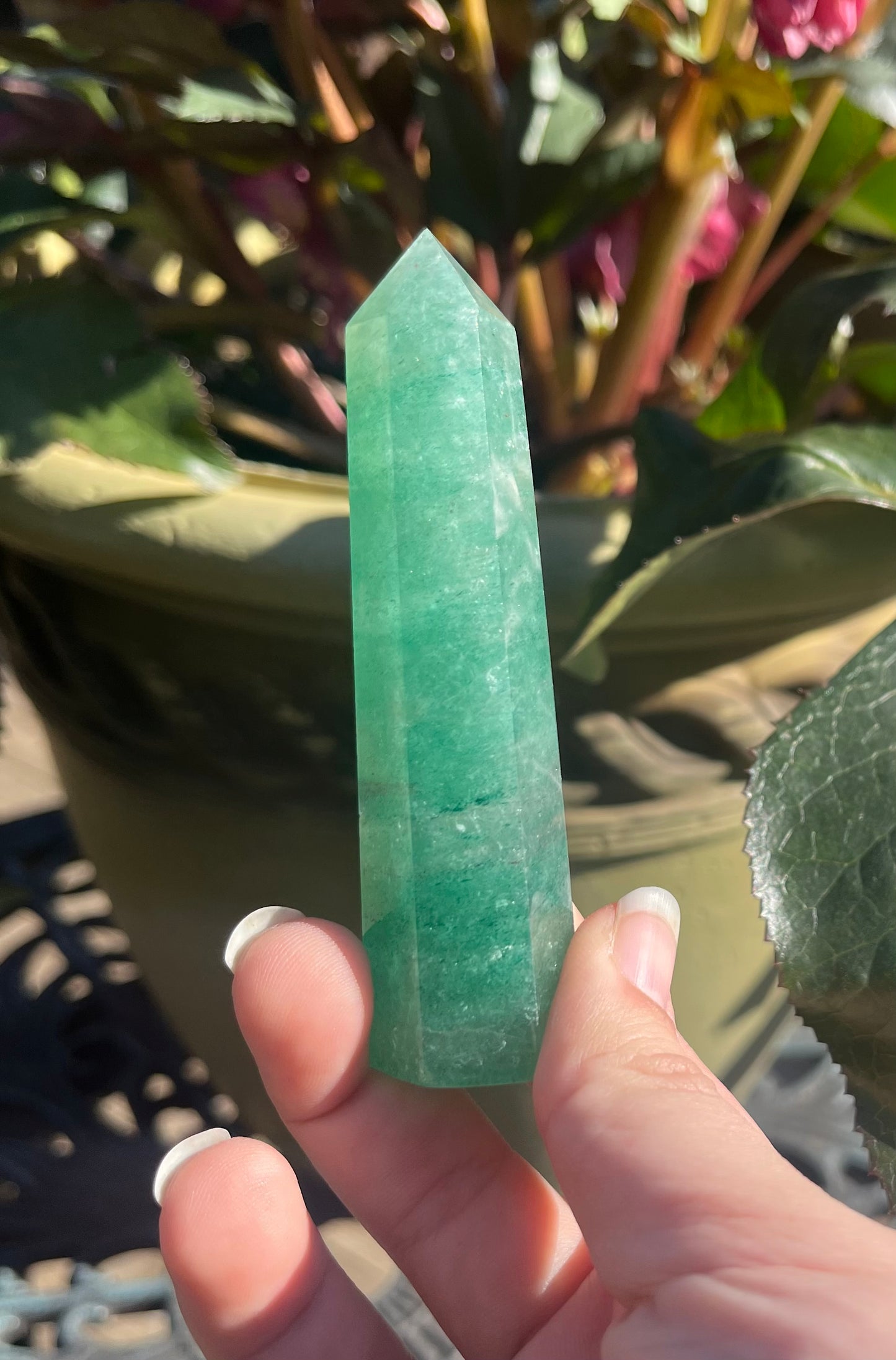 Green Strawberry Quartz Towers