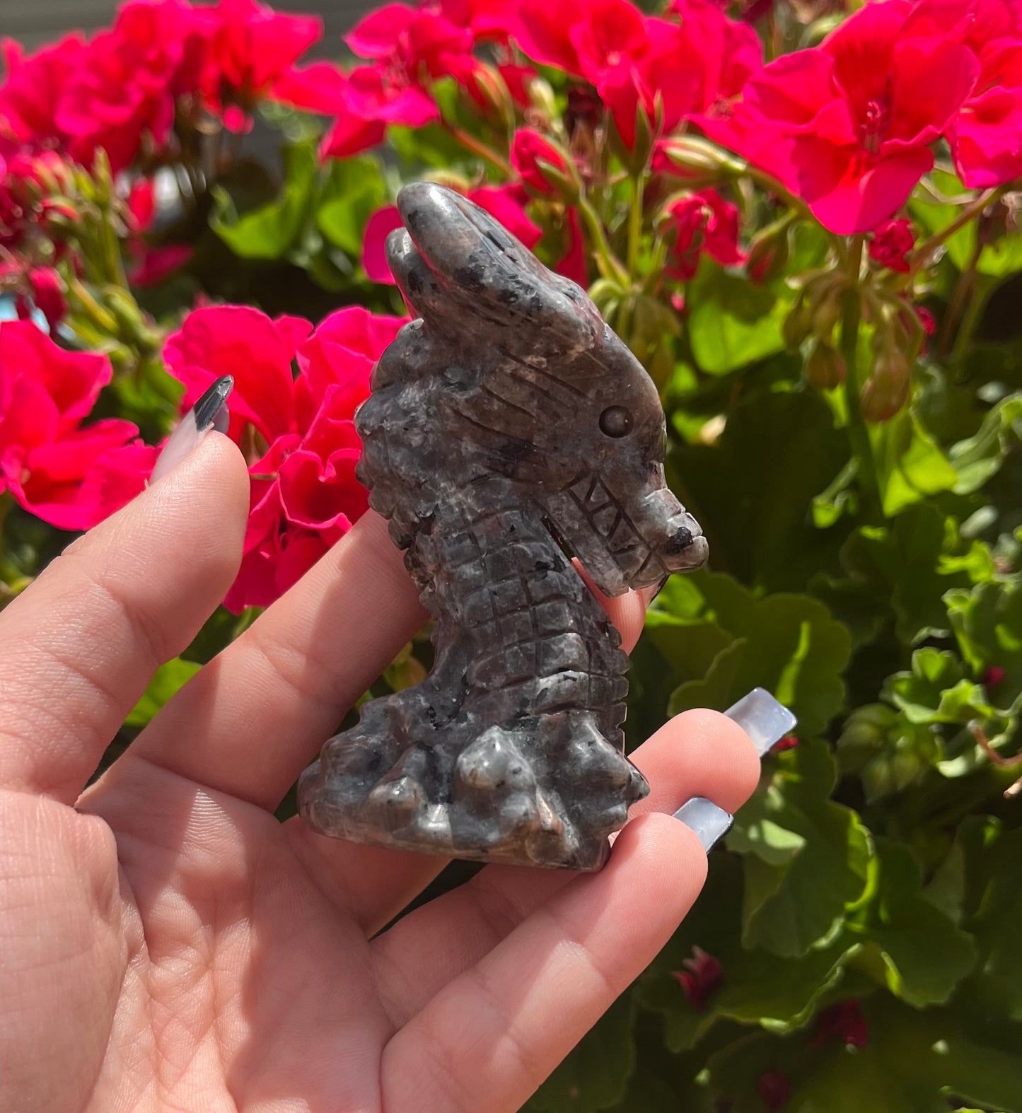 Crystal Dragon Carvings