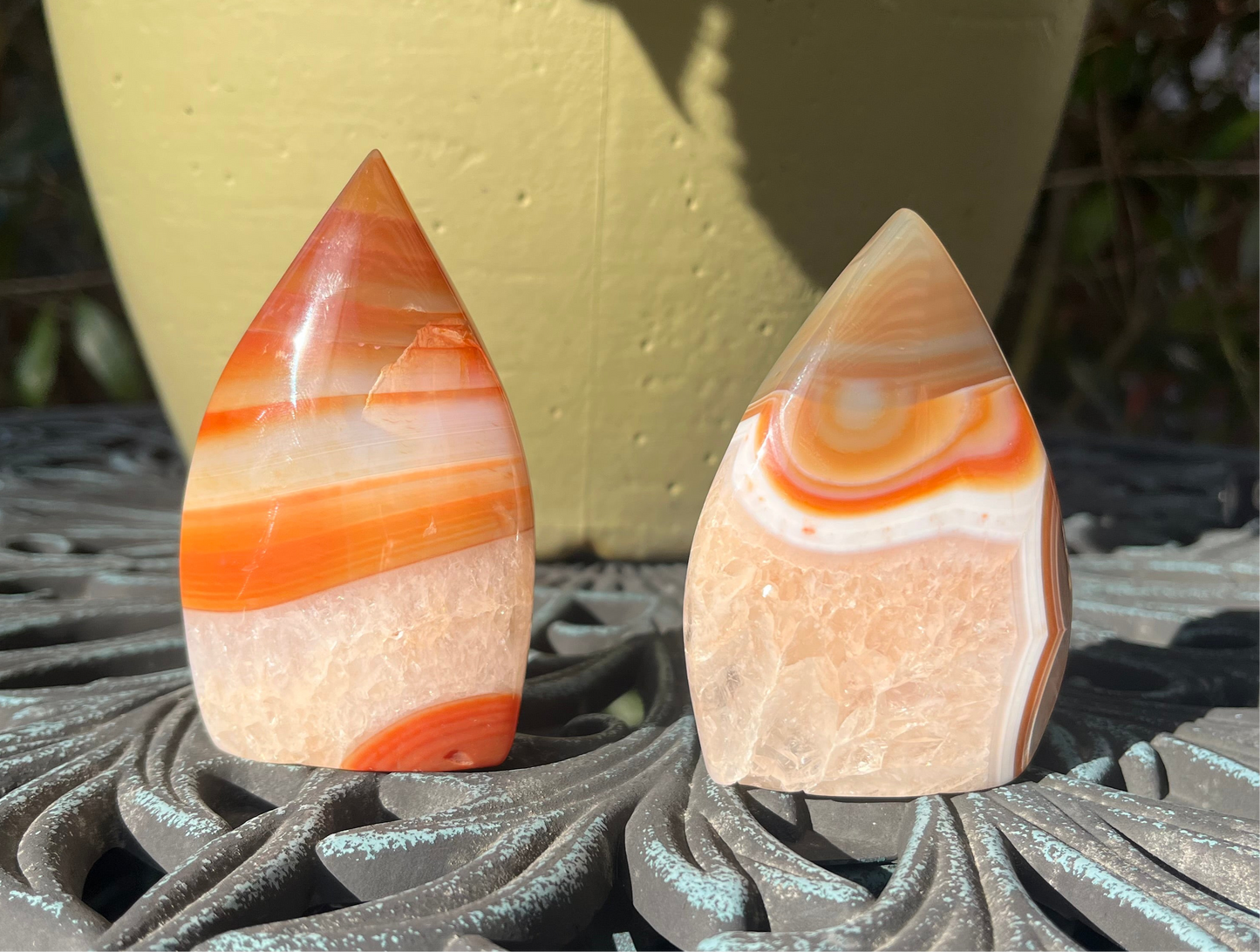 Carnelian Crystal Flames