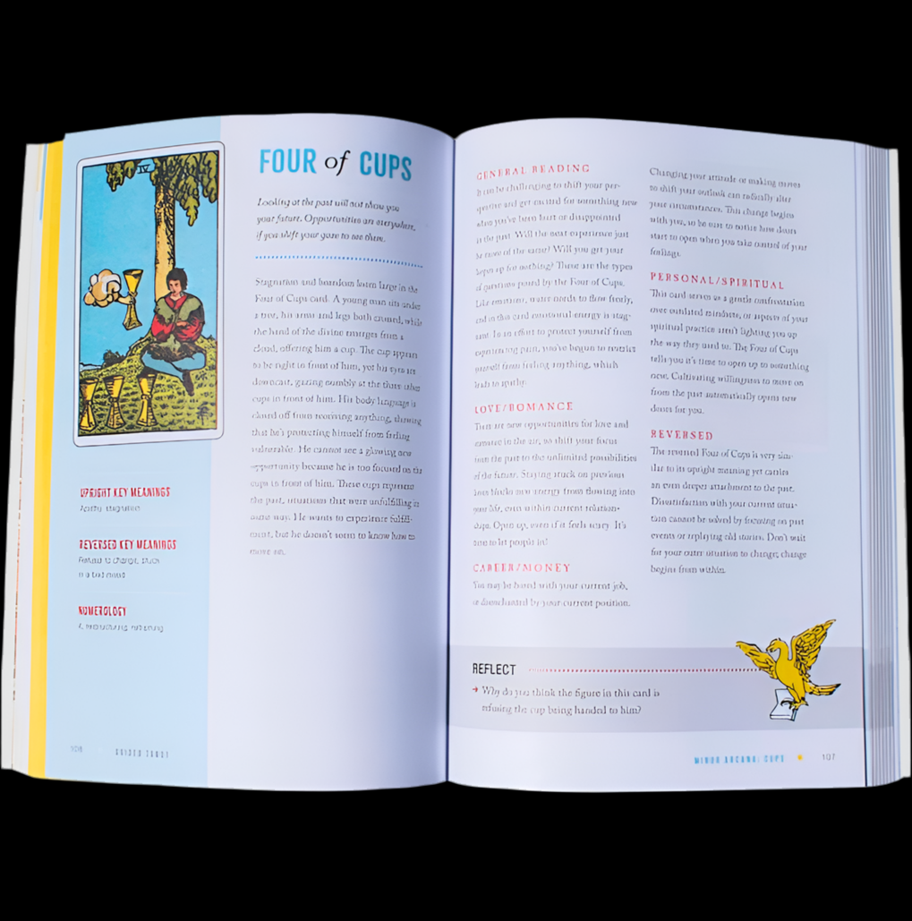 Illustrated Book & Rider Waite Smith Tarot Deck - Guided Tarot Box Set