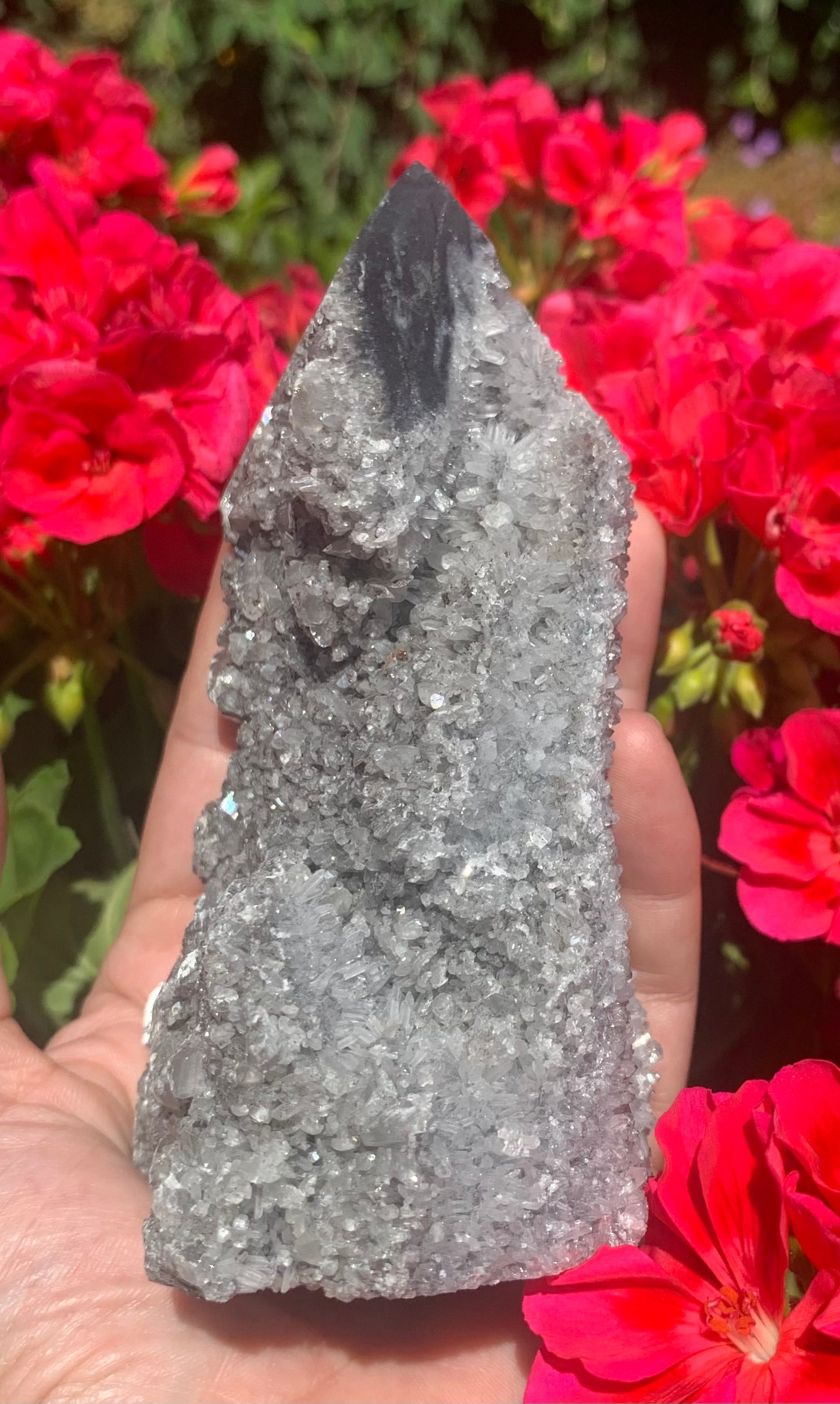 Large Druzy Sphalerite Tower
