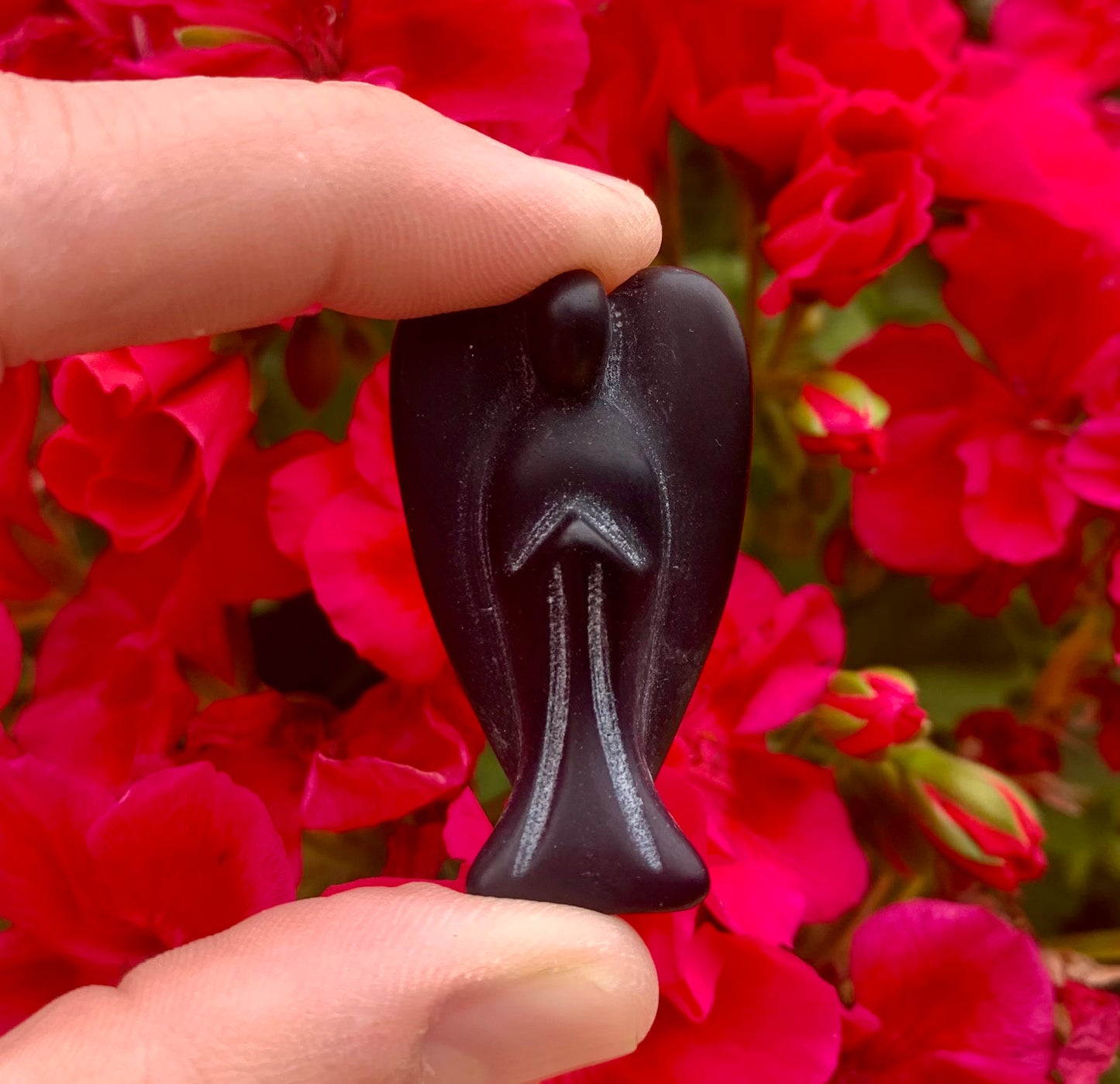 Small Crystal Angel Carvings