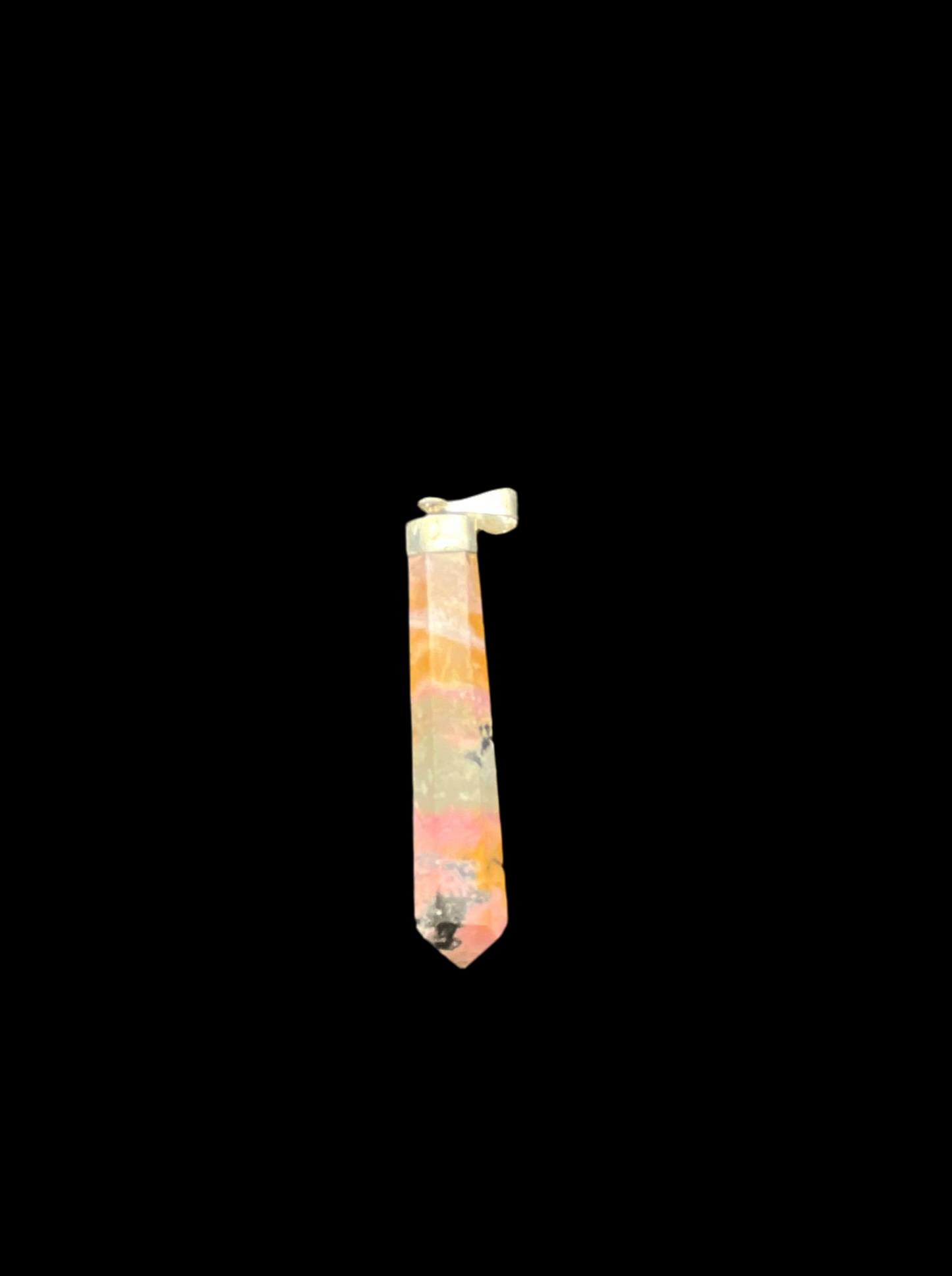 Rhodonite Crystal Pendants