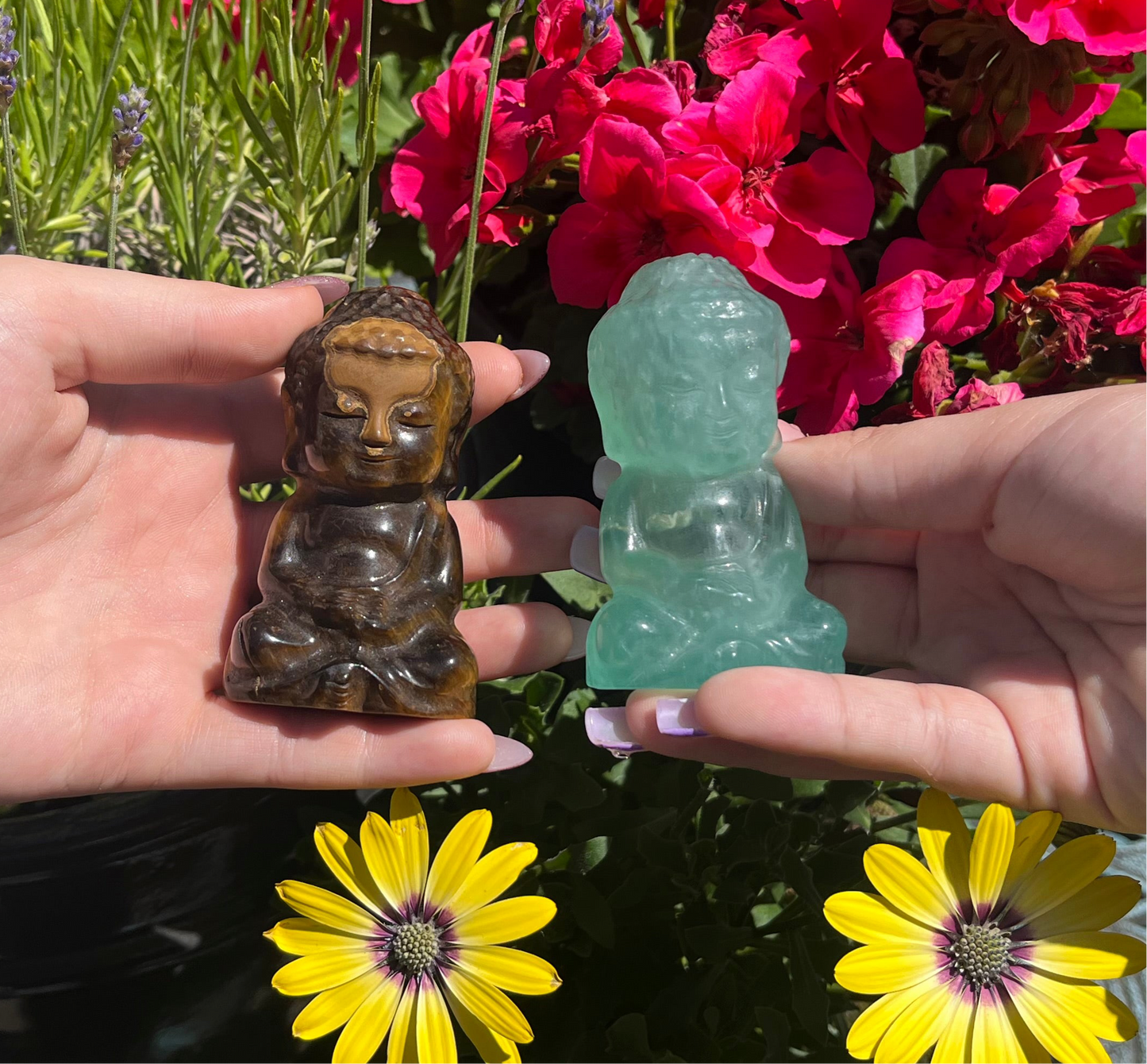 Crystal Buddha Carvings