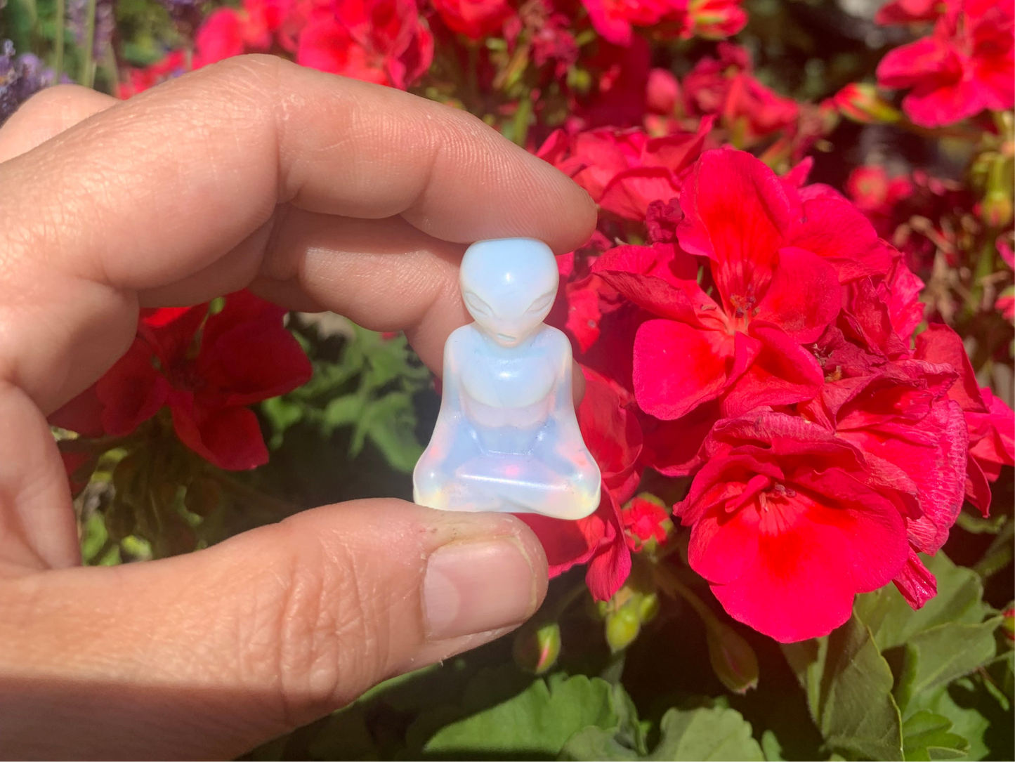 Mini Crystal Zen Alien Carvings