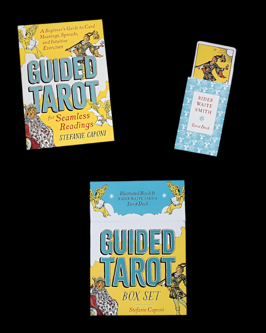 Illustrated Book & Rider Waite Smith Tarot Deck - Guided Tarot Box Set