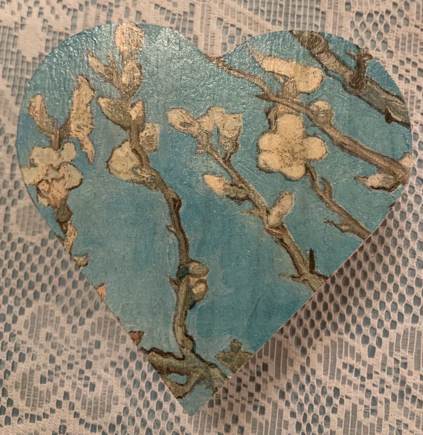 Handcrafted Heart-Shaped Boxes with Crystals