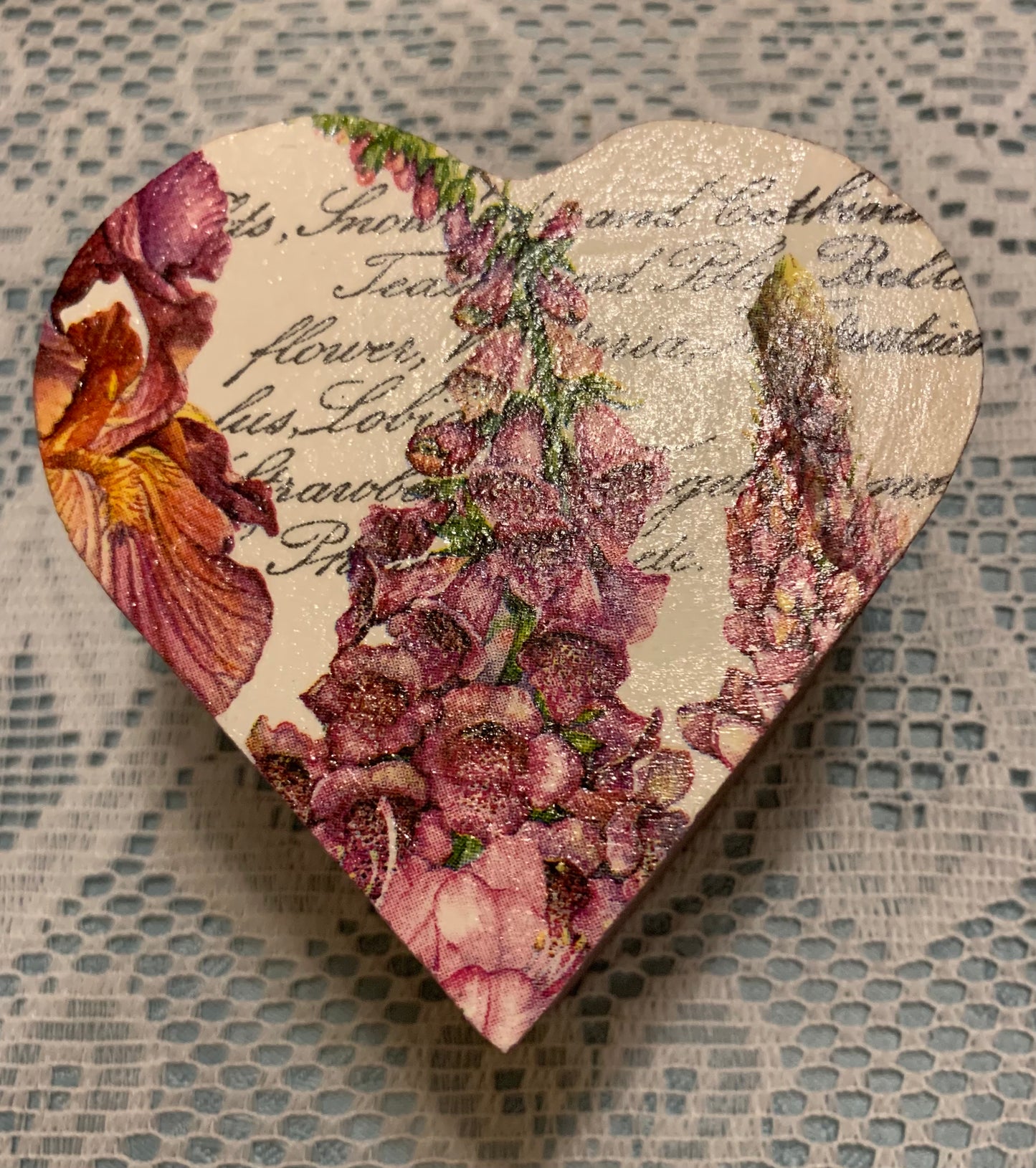 Handcrafted Heart-Shaped Boxes with Crystals