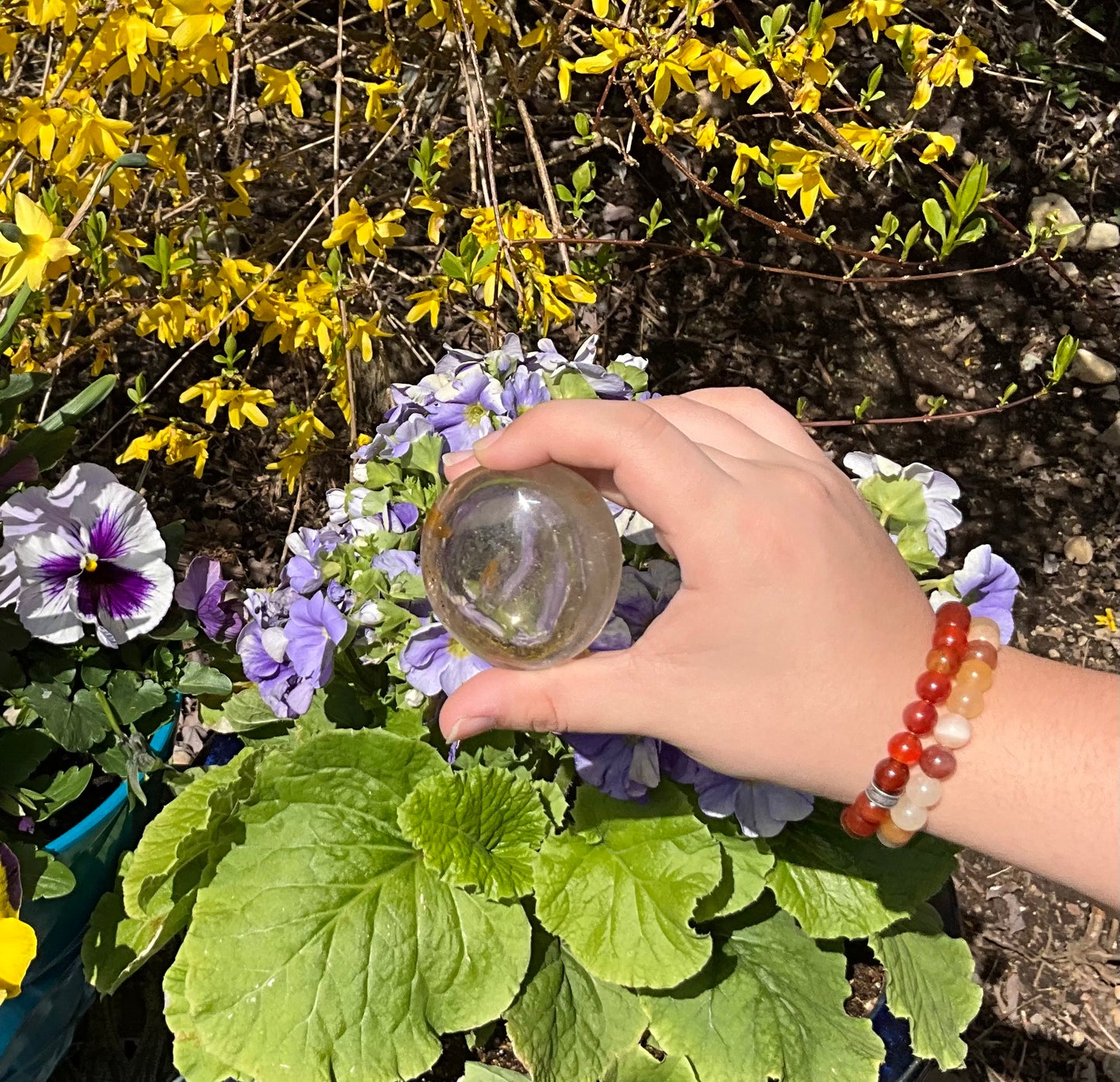 Smoky Quartz Palm Stones