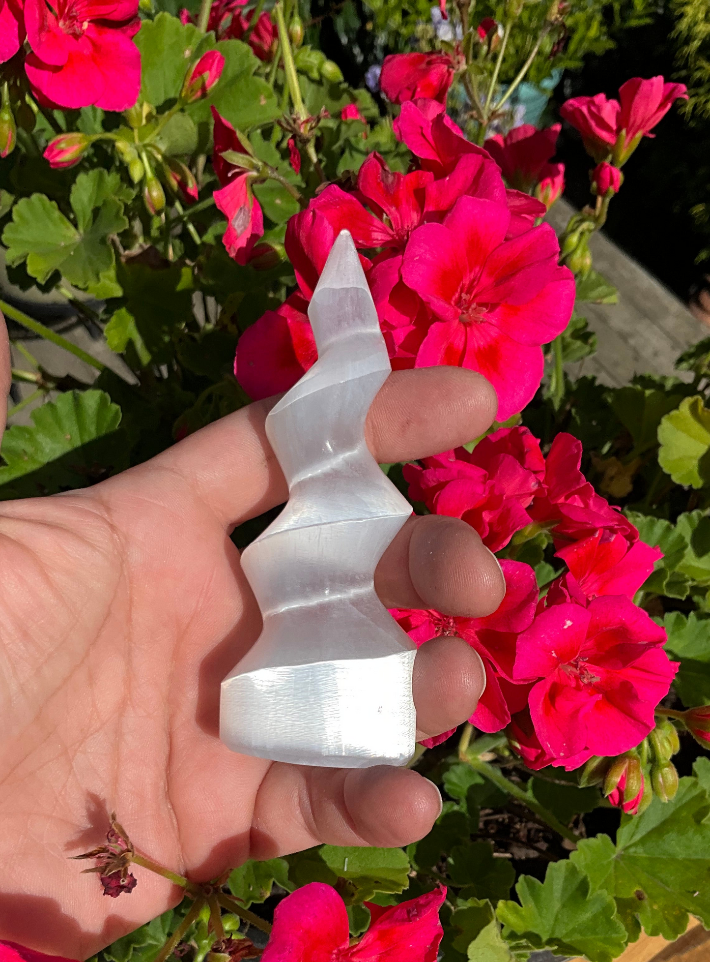 Selenite (Satin Spar) Spirals