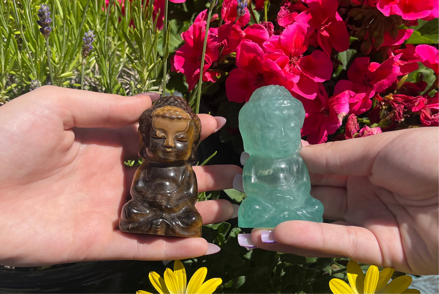 Crystal Buddha Carvings