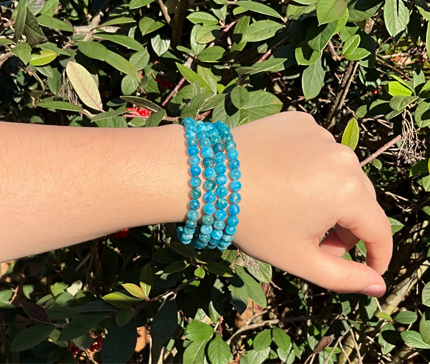 Blue Apatite Bracelet