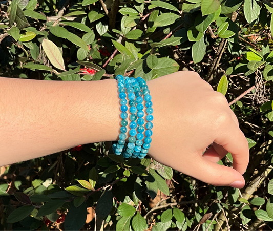 Blue Apatite Bracelet