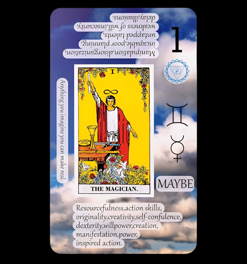 Tarot Deck Card Holder with Beginner Tarot Cards