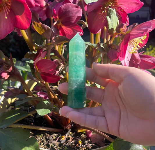 Green Strawberry Quartz Towers
