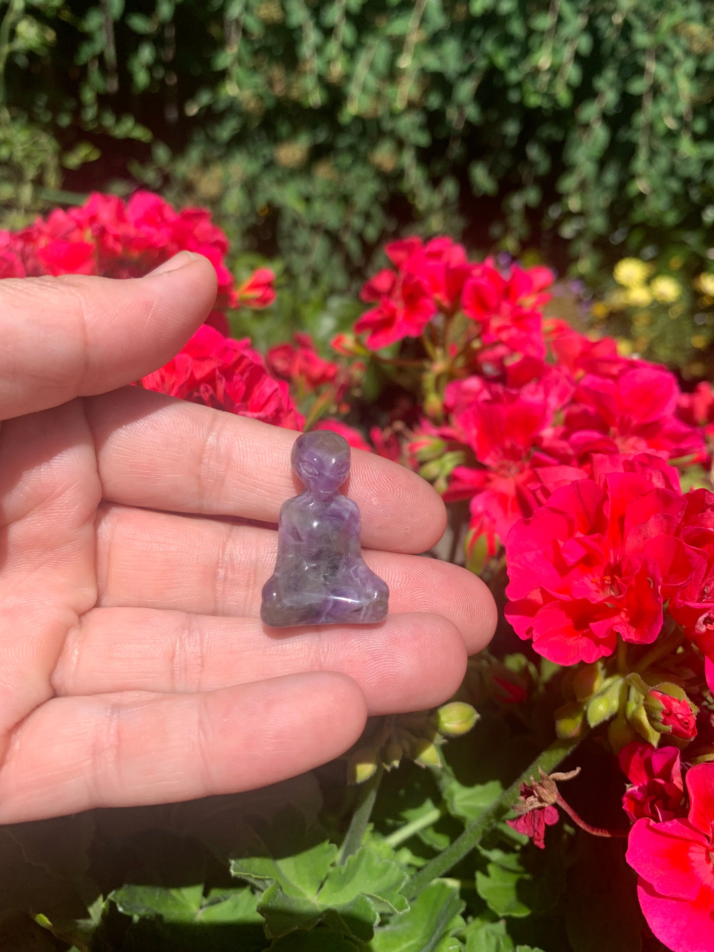 Mini Crystal Zen Alien Carvings