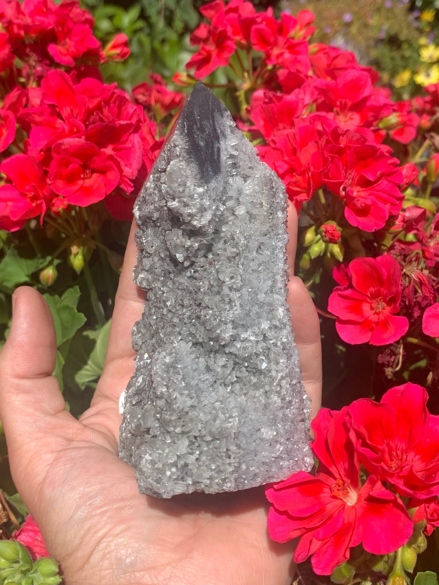Large Druzy Sphalerite Tower