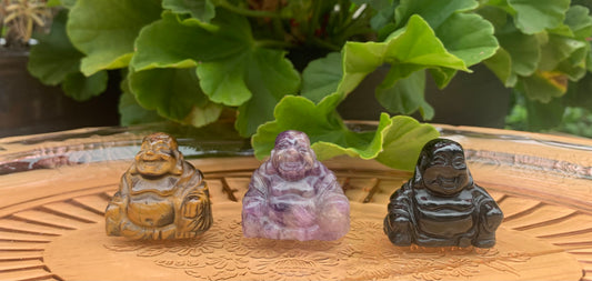Mini Crystal Buddha Carvings