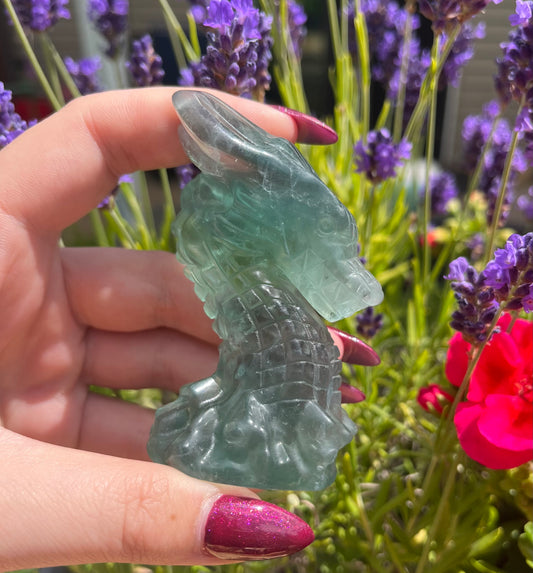 Crystal Dragon Carvings