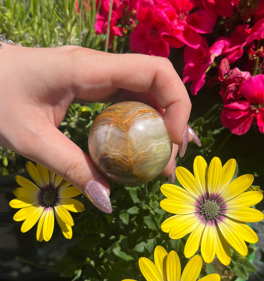 Green Onyx Sphere
