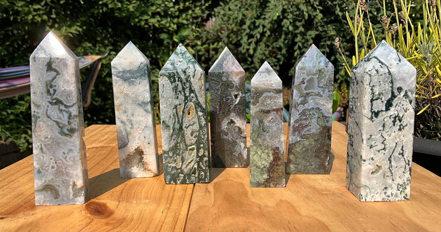 Moss Agate Towers