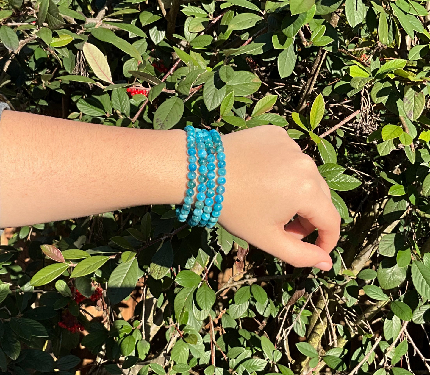 Blue Apatite Bracelet