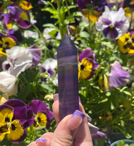Purple Fluorite Towers