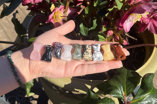 Mini Goddess Body Crystal Carvings