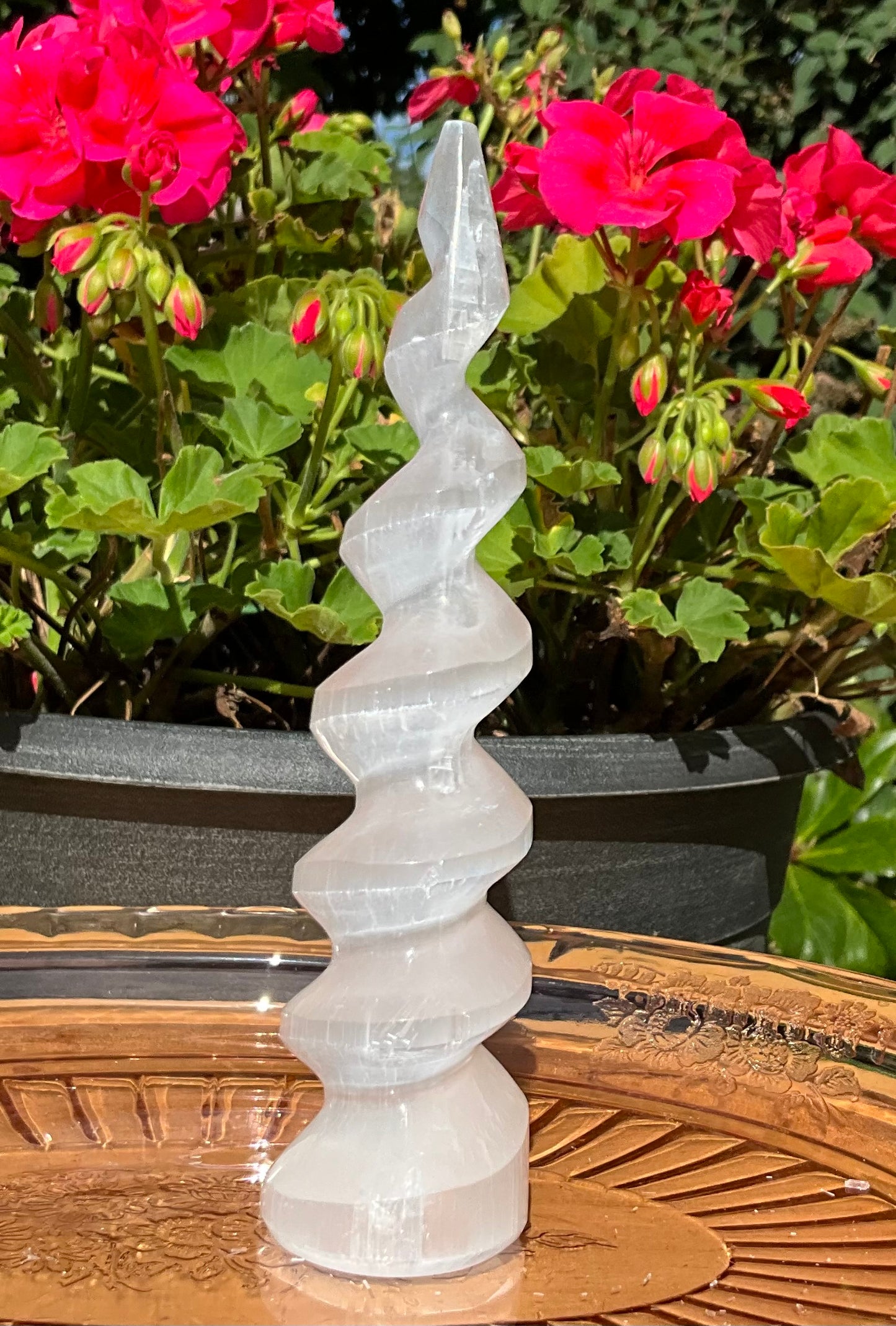 Selenite (Satin Spar) Spirals
