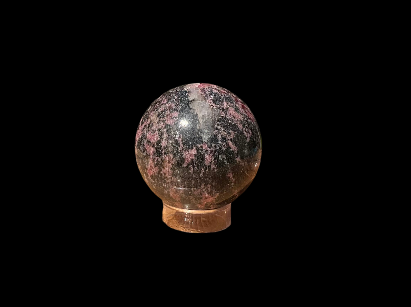 Rhodonite Sphere