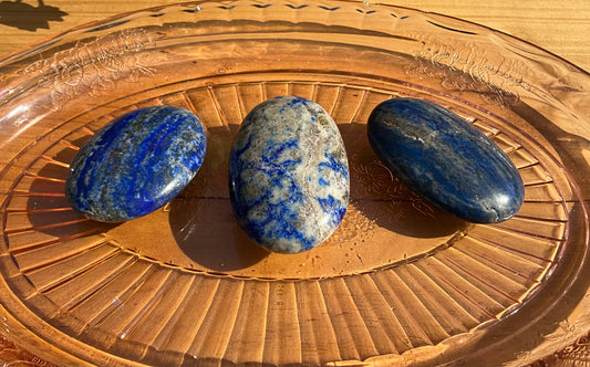 Large Lapis Lazuli Palm Stones