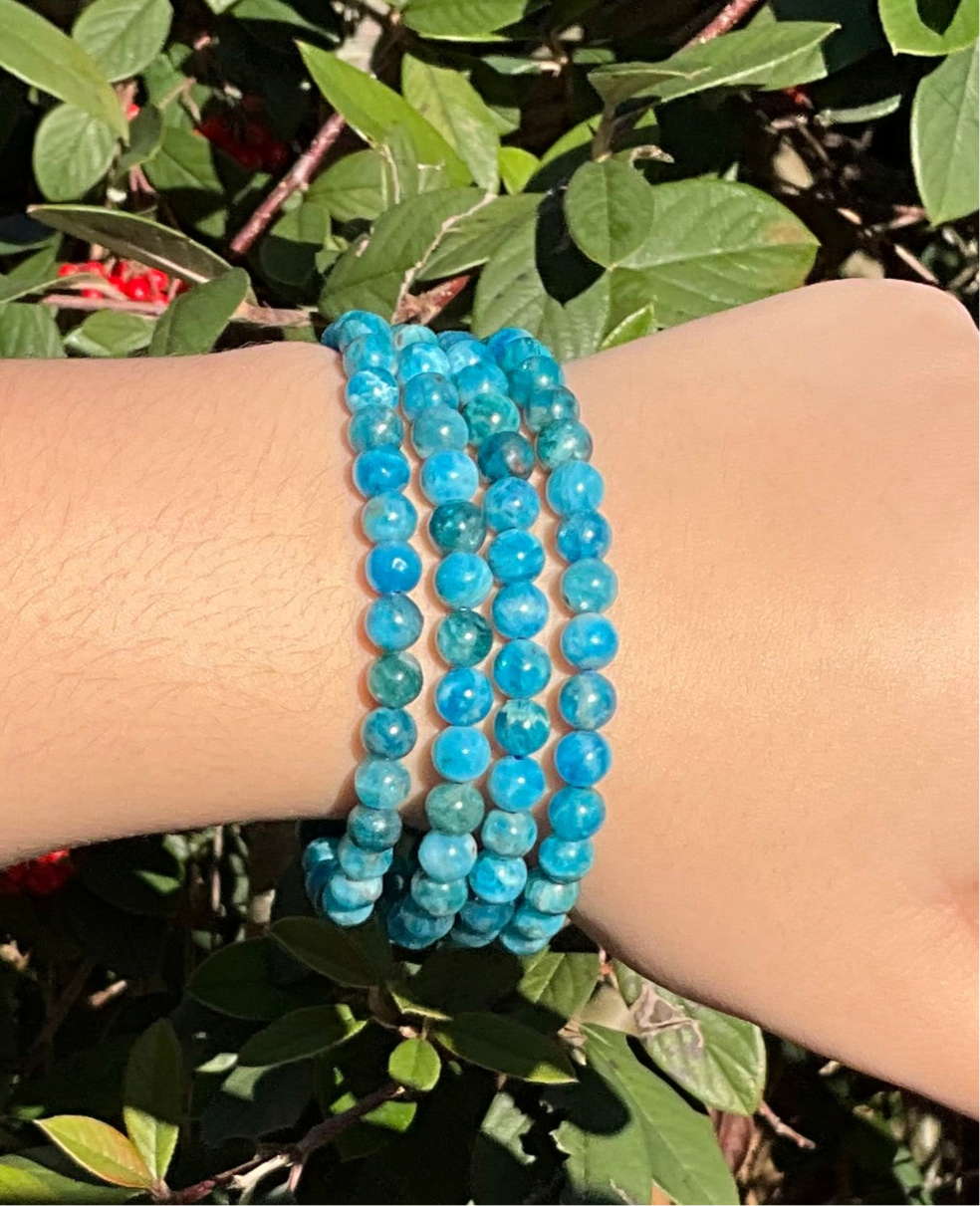 Blue Apatite Bracelet