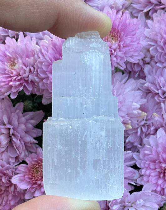 Small Selenite (Satin Spar) Tower