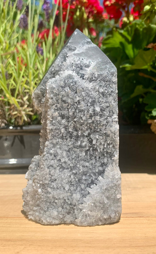 Large Druzy Sphalerite Tower