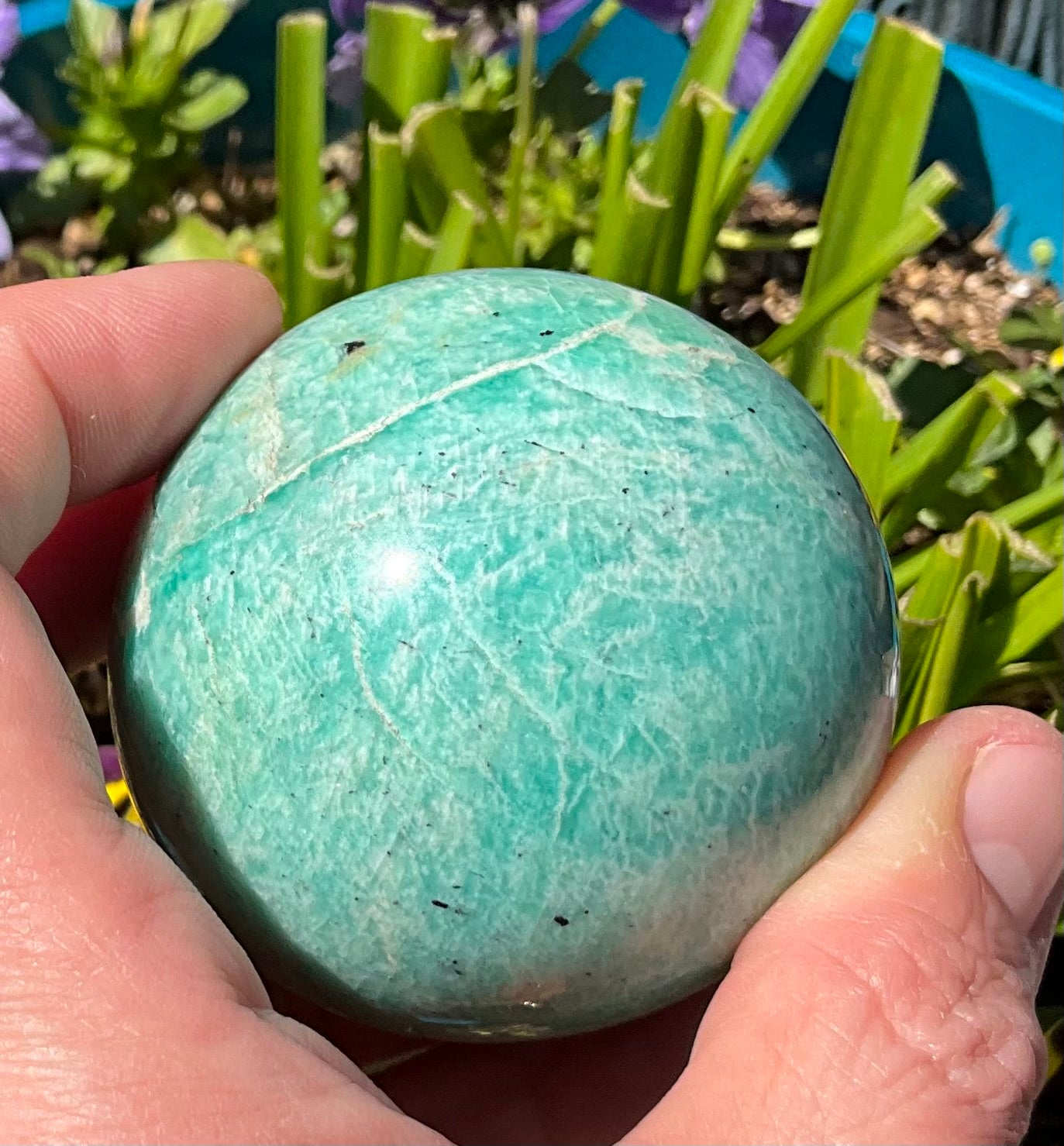 Amazonite Sphere from Madagascar