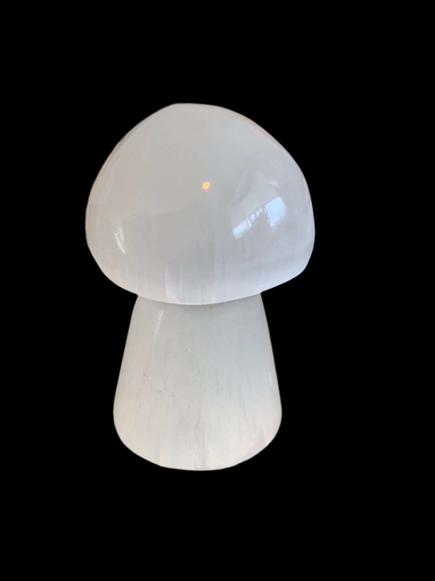 Selenite (Satin Spar) Mushroom Carvings