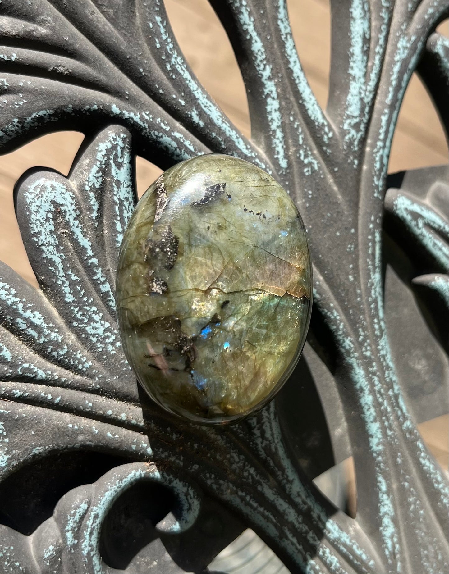 Labradorite Palm Stones