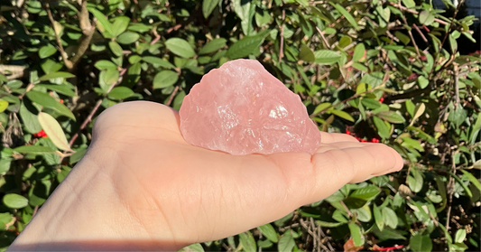 Raw Rose Quartz Crystals