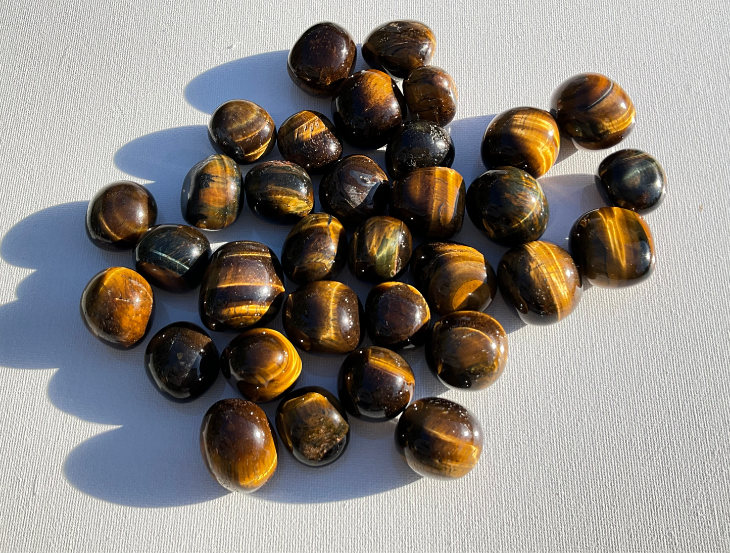 Tiger’s Eye Tumbled Crystals