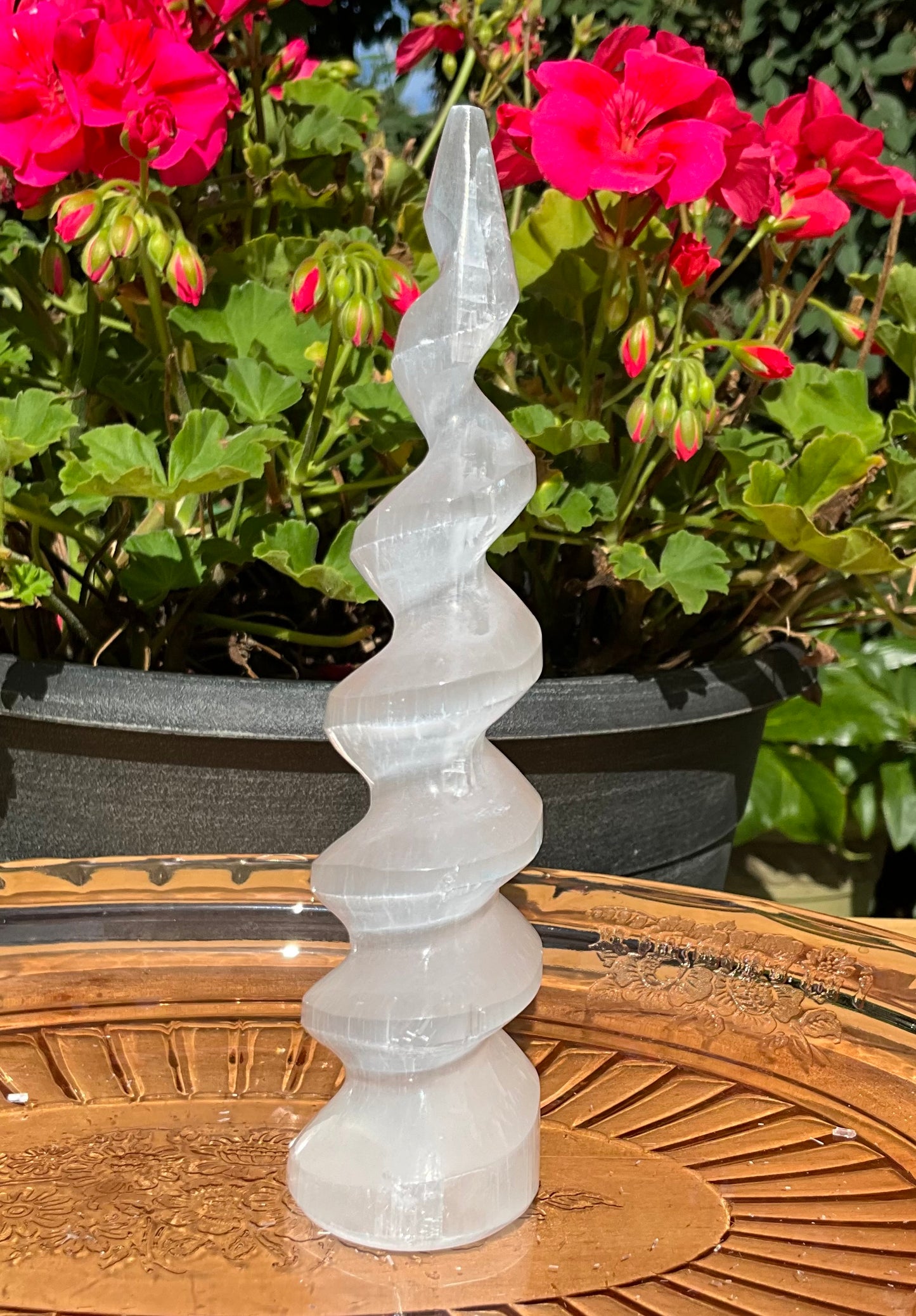 Selenite (Satin Spar) Spirals