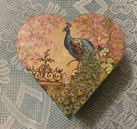 Handcrafted Heart-Shaped Boxes with Crystals