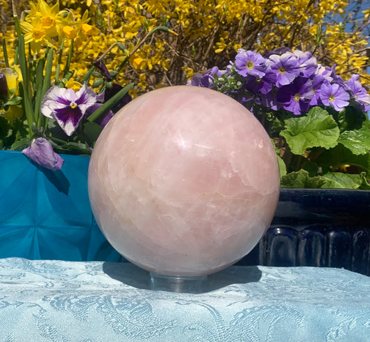 Extra Large Rose Quartz Sphere